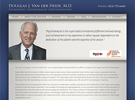 Douglas J. Van der Heide, M.D. website design by dzine it